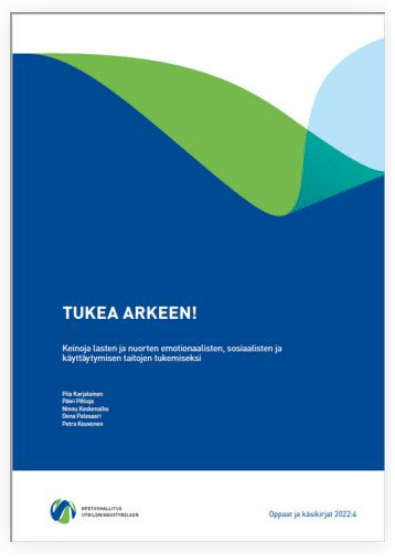 Tukea arkeen!-oppaan kansi