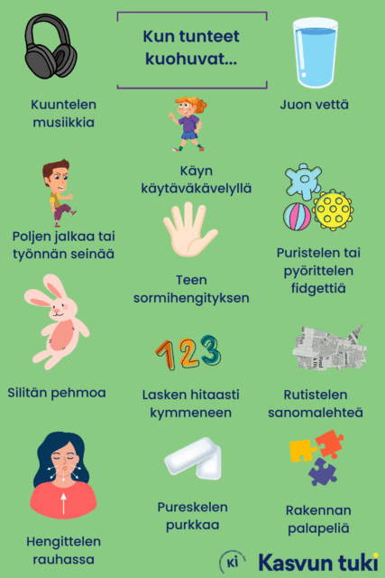 TUnnesäätelykeinoja.